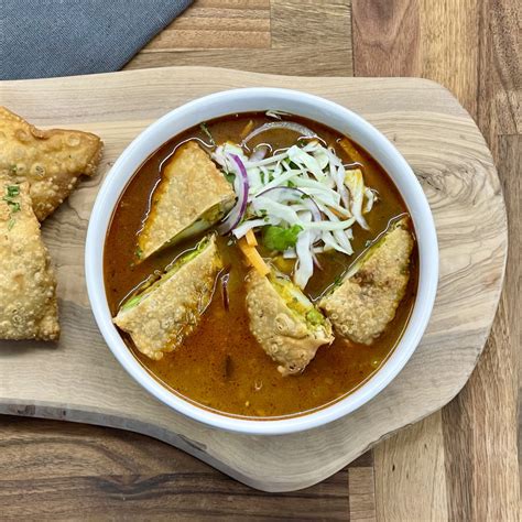samusa myanmar|Burmese Samosa Soup Recipe by Archana's Kitchen.